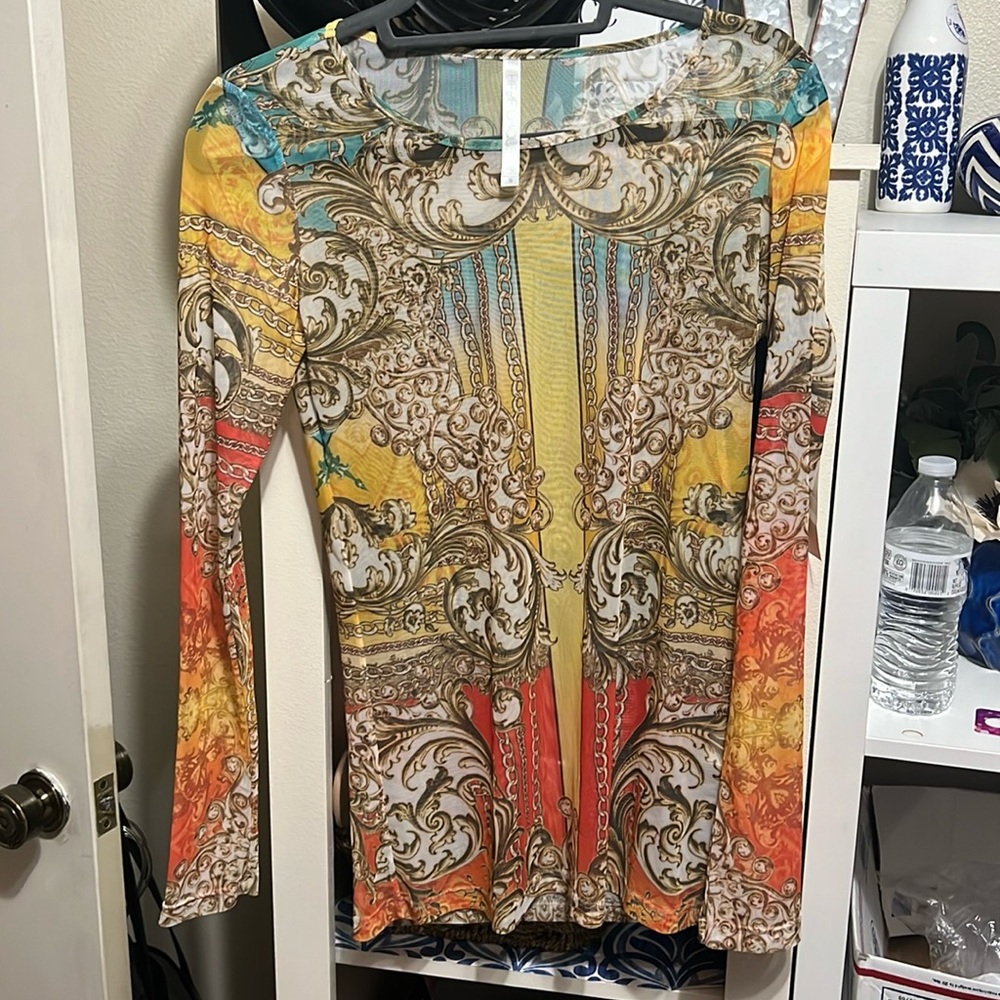 Hippie Chique Mesh long sleeve size small bnwts